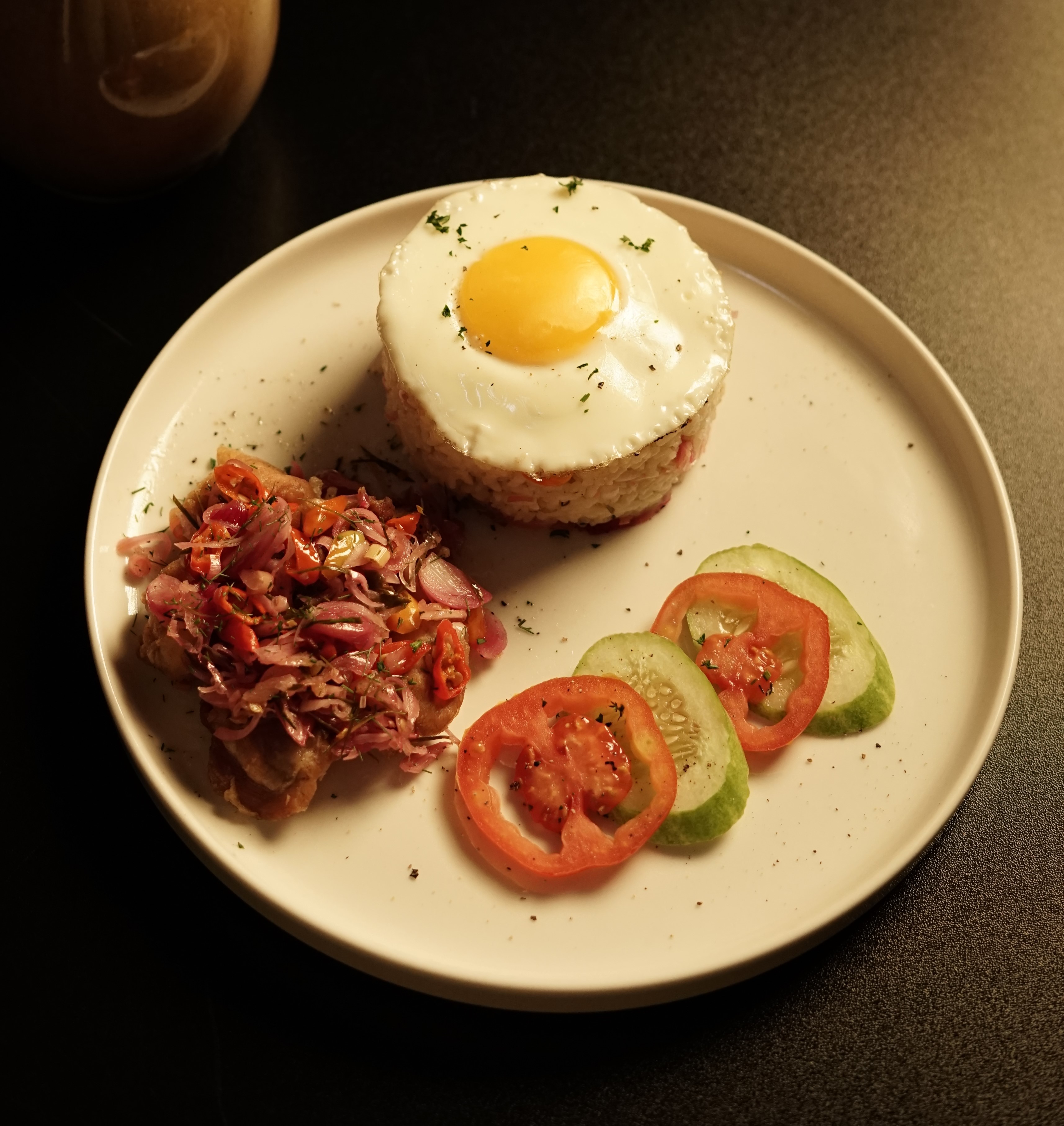 Balinese Fried Chicken Rice